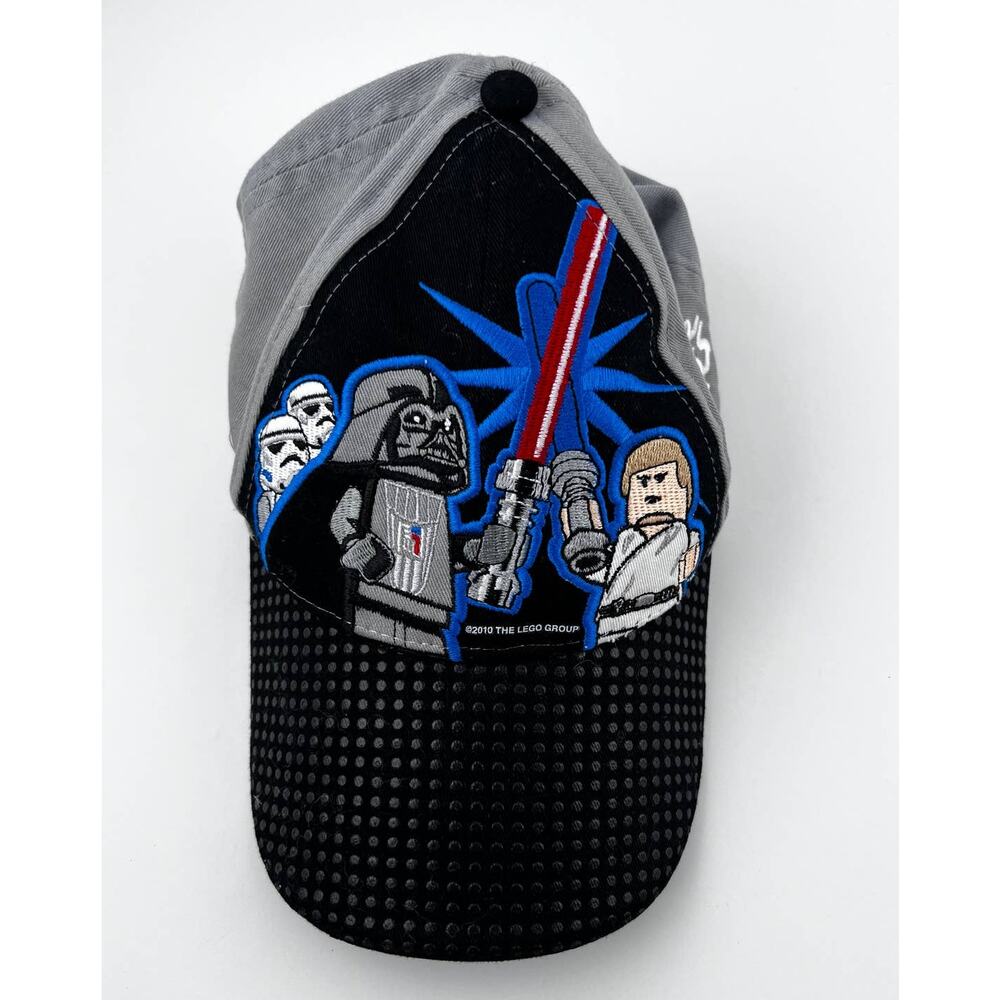 Star Wars Lego Children's Baseball Hat Darth Vader Han Solo Black Gray Kid Size